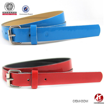 2015 new fashion lady's thin pu belt